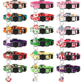Guiqulai Valentine theme holiday cat collar for safe, stylish walks