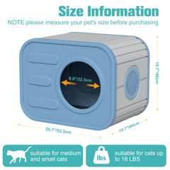 GULAIMOAO camera-shaped design doubles as decorative shelter for pets and patios.