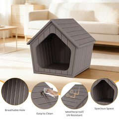 GULAIMOAO cat house features ventilation openings to promote fresh air for indoor-outdoor cats.
