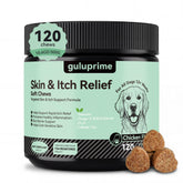 Guluprime itch relief chews for dogs soothe itchy skin and paw licking