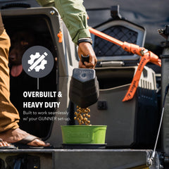 GUNNER easy-clean scoop is dishwasher-safe for quick cleanup.