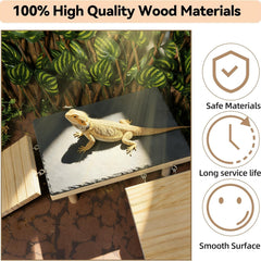 Gxsdj reptile rock hide cave offering secure shelter and rest.