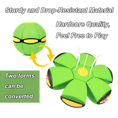 Gyfimdo Magic Ball in flying saucer mode encourages active parent-child interaction.