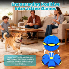 Gyfimdo Magic Ball lights up with six LEDs for eye-catching nighttime play.