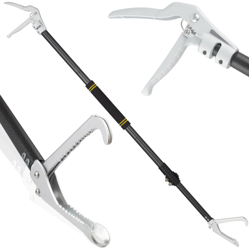 Gzlozak Snake Tongs 55inch Extendable - reach safely to handle snakes.