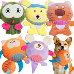 GZQKUSO five-pack squeaky dog toys for hours of interactive play