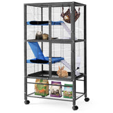 HABUTWAY 55-inch ferret cage main view highlighting tall climbing space.