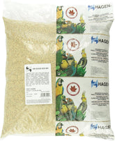Hagen parakeet staple white millet seed bag for balanced nutrition and budgie health.