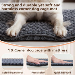 Anti-slip bottom keeps the Croblissful pad in place during use.