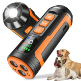 Haijunnm bark deterrent device front view, humane training cues.