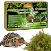 Halatool sphagnum moss reptile bed expands softly for comfortable reptile bedding.