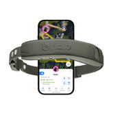 Halo Collar 5 graphite front view showing stylish outdoor containment
