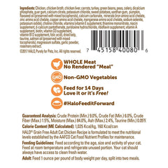 Halo Grain Free Soft Pate case displays multiple cans for easy stocking