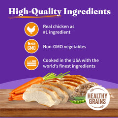 Halo Senior wet dog food glucosamine-chondroitin supports hips and joints