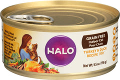 Halo canned cat food texture and aroma entice picky eaters.