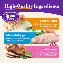 Halo wet cat food variety pack whitefish pate can boosts hydration appeal