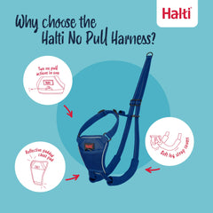 Halti No Pull Harness adjustable straps provide secure fit