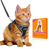 Halypet H600 Pro escape-proof harness on a cat for safe outdoor exploration