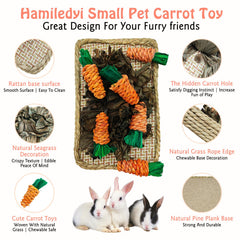 Hamiledyi artificial rattan base surface is easy to clean and pet-friendly.