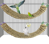 Hamiledyi bird seagrass mat 30x7 in rest setup offering a comfy perch and gentle chew.