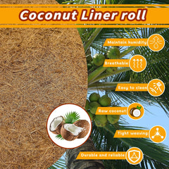 Close-up of Hamiledyi coconut fiber texture as natural substrate