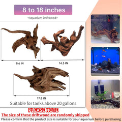 Hamiledyi Mopani driftwood pair adds natural texture to tanks