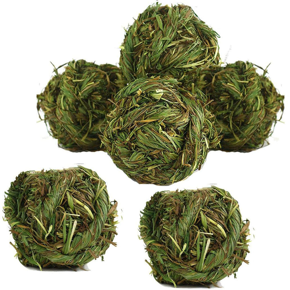Hamiledyi rabbit chew ball timothy grass for natural chewing and playful exercise.
