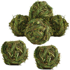 Hamiledyi rabbit chew ball timothy grass for natural chewing and playful exercise.