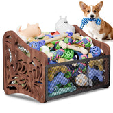 Handrong large dog toy basket with ample storage for toys