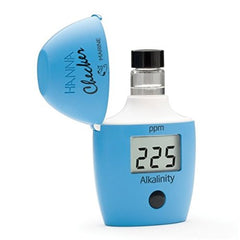 HI755 Checker HC in-tank setup demonstrates practical use for precise alkalinity checks.