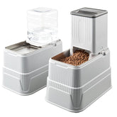 Hanzoto elevated dog bowls with adjustable base for comfortable feeding posture.
