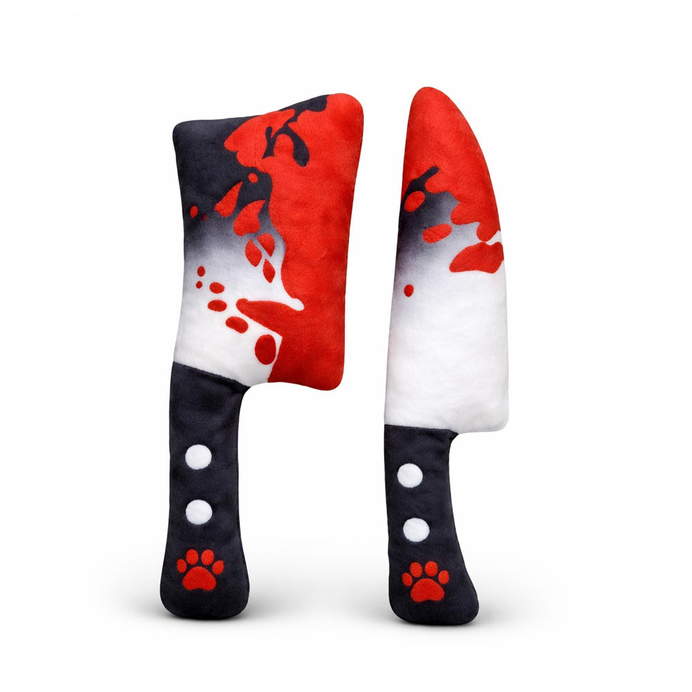 Haourlife Halloween dog toy knife with squeaker for engaging playtime