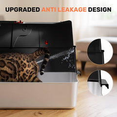 HAPAW front-entry litter box configuration enhances secure access