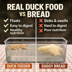 Hapetrails Duck Feeder is USA made, reflecting quality and local sourcing.