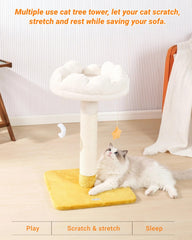 Happi N Pets cloud bed closeup highlights fluffy comfort and easy-to-clean removable cover.
