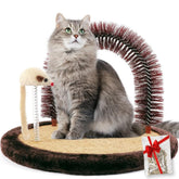 Happi N Pets arch brush for indoor cats offers easy grooming.