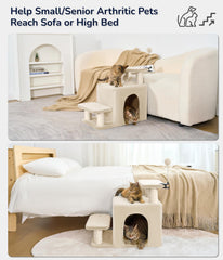 Stable engineered wood base in beige ensures lasting steadiness