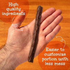 Happy Howie's Woof Stix ingredients list highlights all natural components