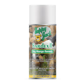 Happy Jack Sardex Mange Treatment bottle front with odorless formula for easy dog applications.