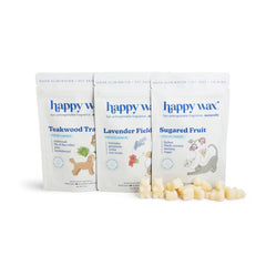 Happy Wax Lavender Fields dog melts release calming scent for cozy spaces