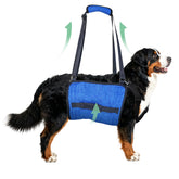 HAPPYHAO dog lift harness front view showing supportive mobility design