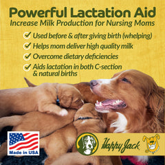 HAPPY JACK Milkade dose-scoop ensures consistent daily dosing.