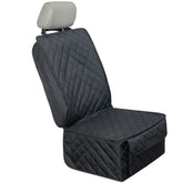 HAPYFOST waterproof front seat cover shields seats from dog spills and mud.