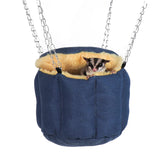 HardcorePet sugar-glider pouch offers a private, warm resting space for small pets.