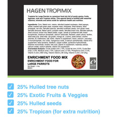 Hari Tropimix Tropican sticks close-up highlighting peanut flavor and enrichment.