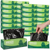 Harloon dog poop bags in a box with 12x8 inch bags for easy pickup