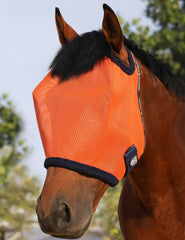 Harrison Howard All Round Mesh Fly Mask front view with breathable UV protection