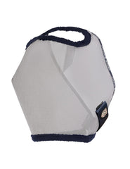 Harrison Howard all round mesh fly mask forelock opening enabling comfortable wear for long manes