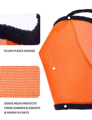 Harrison Howard fleece-trim close-up highlights soft padding reducing rub