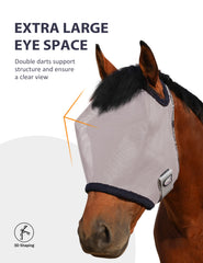 Harrison Howard forelock-opening design allows space for long manes and a smooth fit